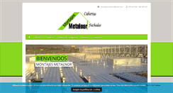 Desktop Screenshot of montajesmetalnor.com